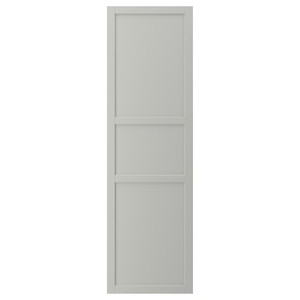 LERHYTTAN Door, light grey, 60x200 cm