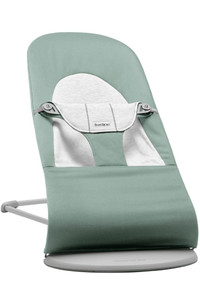 BABYBJORN Bouncer Balance Soft Light sage/Grey, Woven/Jersey