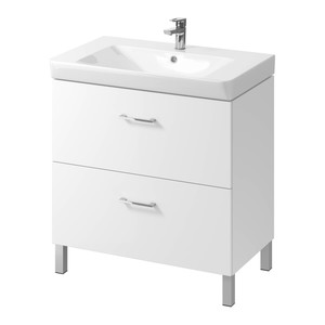 Cersanit Basin Cabinet Olivia Mille 80 cm, white