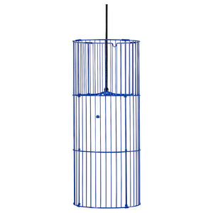 SOLVINDEN Pendant lamp, blue, 48 cm