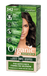 Joanna Naturia Organic Permanent Hair Color Cream Vegan no. 342 Coffee