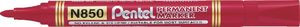 Pentel Bullet Point Marker N850 12pcs, red