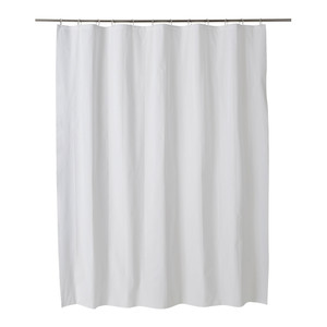 Shower Curtain GoodHome Drina 180 x 200 cm, white