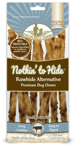 Nothin' to Hide Small Twist Stix Beef Dog Chew 10pcs/65g