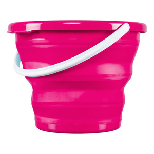 Collapsible Bucket 10L, pink