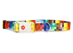 Matteo Dog Collar LED Buckle 25mm, pixels