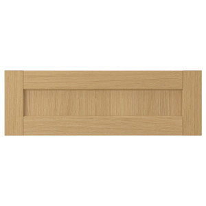 FORSBACKA Drawer front, oak, 60x20 cm