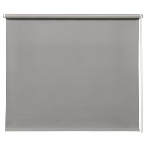 FRIDANS Block-out roller blind, grey, 80x195 cm