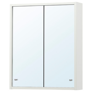 NYSJÖN Mirror cabinet, white, 50x60 cm