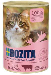 Bozita Cat Food with Beef 410g