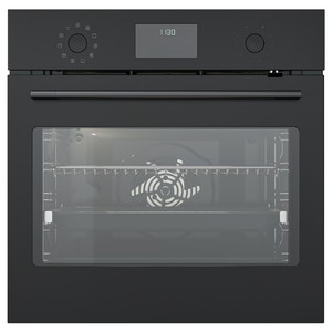 FRILLESBO True fan oven, added steam function bake function/black IKEA 500