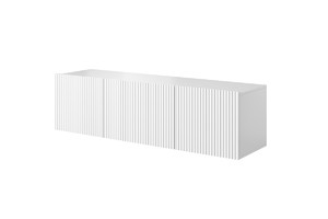 Wall-Mounted TV Cabinet Nicole 150 cm, white/matt white