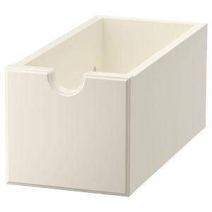 TORNVIKEN  Box,off-white, 16x34x15 cm