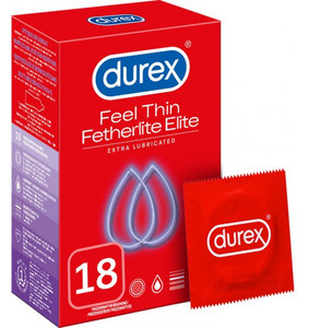 Durex Condoms Feel Thin Fetherlite Elite 18pcs