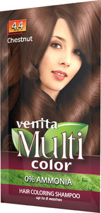 VENITA Multicolor Hair Coloring Shampoo 4.4 Chestnut 40 g
