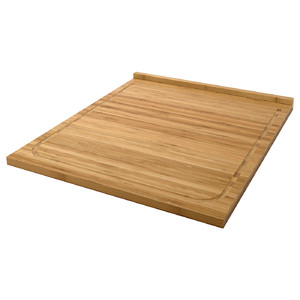 LÄMPLIG Chopping board, bamboo, 46x53 cm