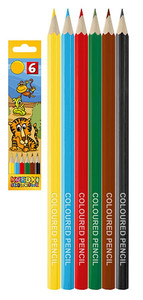 Hasta Coloured Pencils 6 Colours/180