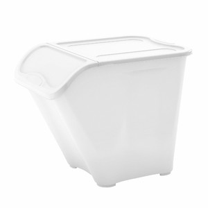 KETER Storage Container Waste Sorting Bin All In Box XL 55l, white