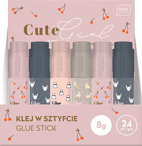 Glue Stick Cute Girl 8g 24pcs