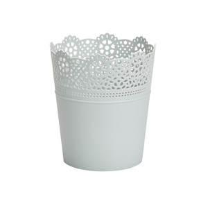 Plant Pot Lace 13.5 cm, egg