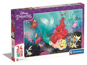 Clementoni Children's Puzzle Supercolor Maxi Disney Princess Mermaid 24pcs 3+