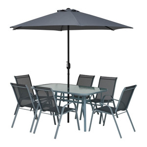 Jumi Garden Furniture Set with Umbrella Fiesta