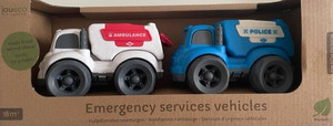 Joueco Eco Emergency Service Vehicles Set 18m+