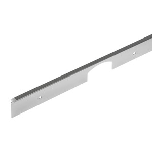 Kitchen Worktop Side Strip, 22 mm, silver