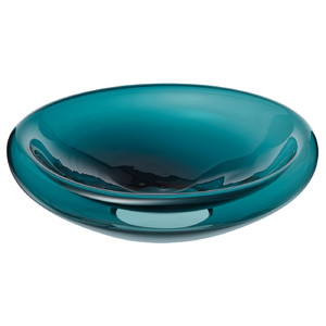 STOCKHOLM 2025 Bowl, dark blue-turquoise, 34 cm