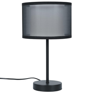 Table Lamp with Double Shade, grey