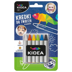 Kidea Face Crayons 6 Colours