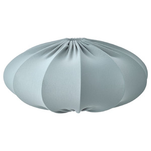 REGNSKUR Pendant lamp shade, oval turquoise, 52 cm