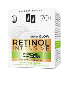 AA Retinol Intensive 70+ Intensive Night Cream Restoring-Nourishing Healthy Glow Vegan 50ml
