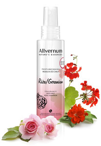 Allverne Nature's Essences Rose & Geranium Perfumed Body Mist 125ml