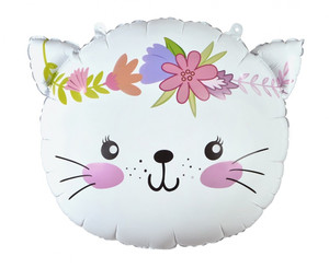 Foil Balloon Cat 35x44cm