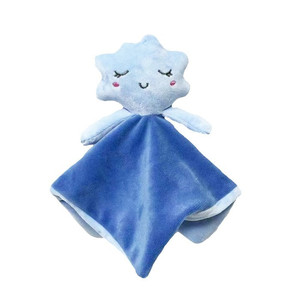 Cuddle Plush Toy Cloud 25x25cm, blue, 0+