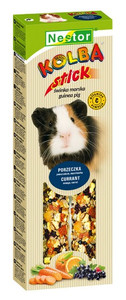 Nestor Guinea Pig Stick Currant and Orange 2pcs