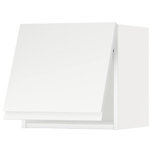 METOD Wall cabinet horizontal, white/Voxtorp matt white, 40x40 cm