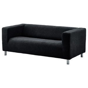 KLIPPAN 2-seat sofa, Vansbro black