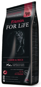 Fitmin Dog For Life Adult Lamb & Rice Dry Dog Food 14kg