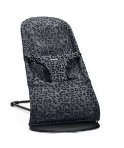 BABYBJÖRN - Bouncer Bliss, Anthracite/Leopard, Mesh