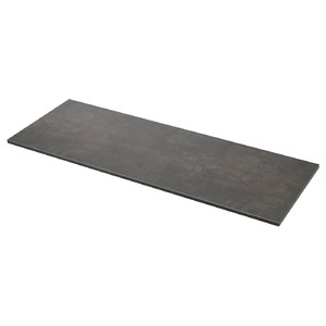 EKBACKEN Worktop, concrete effect, laminate, 246x2.8 cm