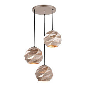 Pendant Lamp Palermo 3 x 40 W E27, gold