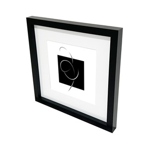 GoodHome Picture Frame Islande 30 x 30 cm, black