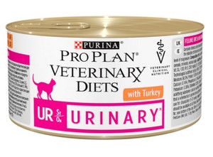 Purina Veterinary Diets Urinary with Turkey Wet Cat Food Can 195g