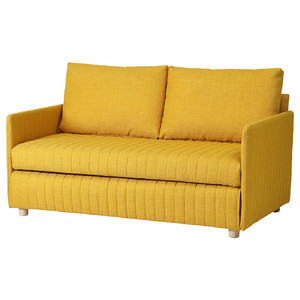 FRIDHULT Sofa-bed, Skiftebo yellow, 119 cm