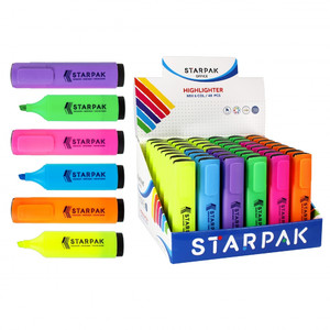 Starpak Highlighters 6 Colours 48pcs