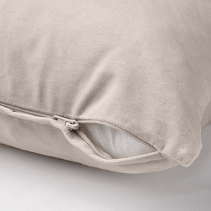SANELA Cushion cover, light beige, 40x58 cm