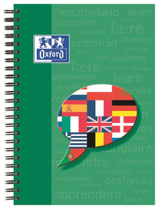 Spiral Notebook for Learning Languages A5 48 Pages Oxford 1pc