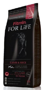 Fitmin Dog Food Dog For Life Adult Lamb & Rice 15kg